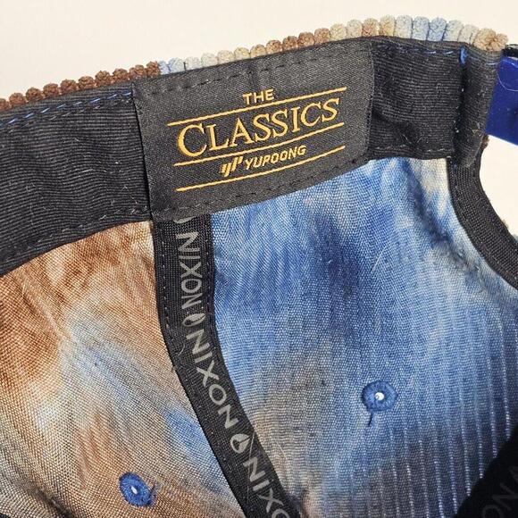 Nixon Hannah Eddy OIITM Snapback Hat Corduroy Tye Die - Picture 8 of 9